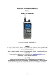 Deutsche Anleitung ICOM IC-R3