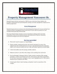 Property Management Vancouver Bc