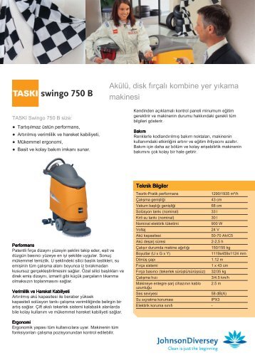 Swingo 750 B Eco - Taski