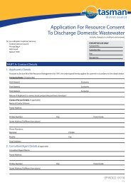 Application For Resource Consent To Discharge Domestic ...