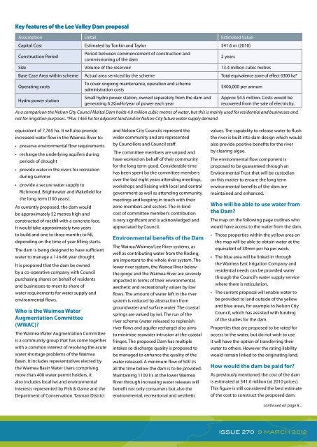 Newsline 270 - 9 March 2012 - Tasman District Council