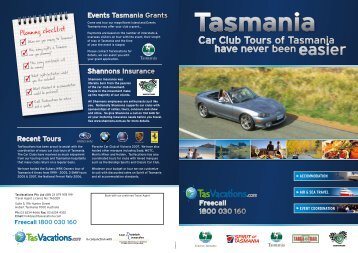 Car Club Tours of Tasmania have never been easier - TasVacations