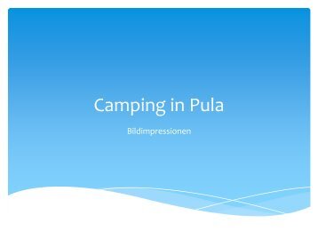 Camping in Pula