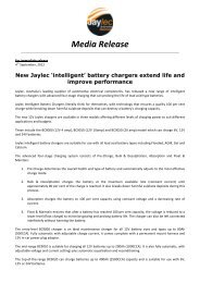 New Jaylec intelligent battery chargers - TAT - The Automotive ...