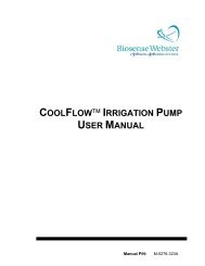 COOLFLOW™ IRRIGATION PUMP USER ... - Biosense Webster