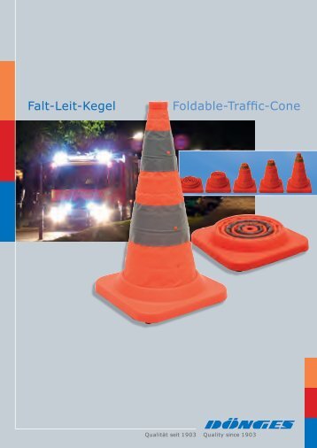 Falt-Leit-Kegel Foldable-Traffic-Cone