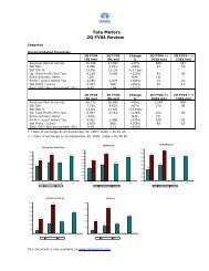 Tata Motors 2Q FY04 Review