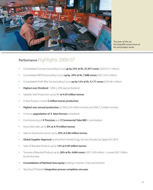 100th Annual Report 2006-2007 - Tata Steel