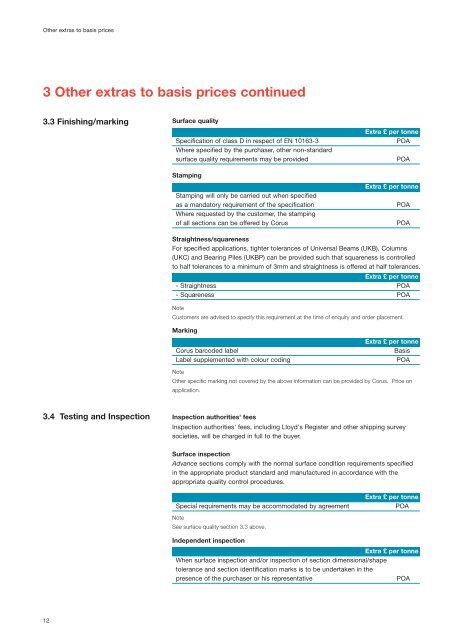 AdvanceÂ® sections price list 5, effective from 30 May 2010 - Tata Steel