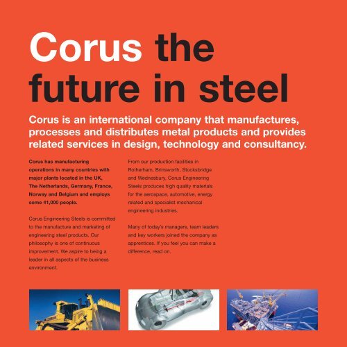 Join Corus as a Technical Apprentice - Tata Steel