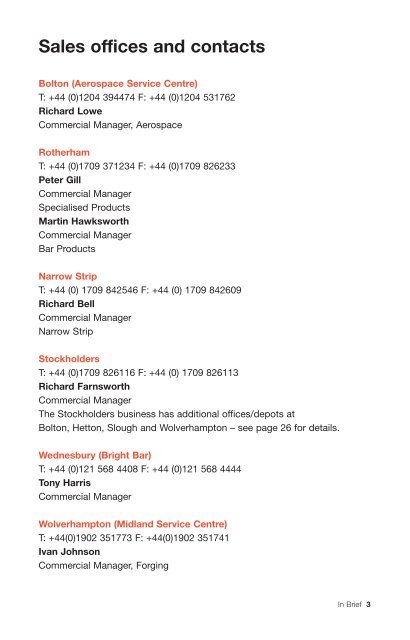 Corus engineering steels in brief - Tata Steel