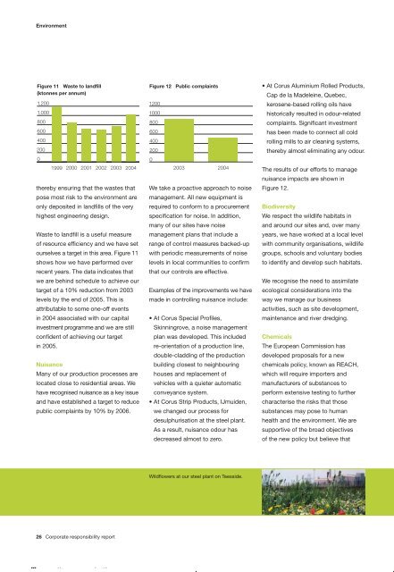 Corporate responsibility report 2004 - Tata Steel