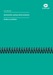 Automotive spring steel products - Tata Steel