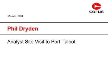 Phil Dryden - Tata Steel