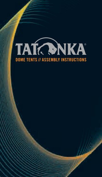 Assembly instructions dome tents PDF - Tatonka