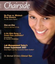 Chairside Magazine Volume 2, Issue 1 - Glidewell Dental Labs