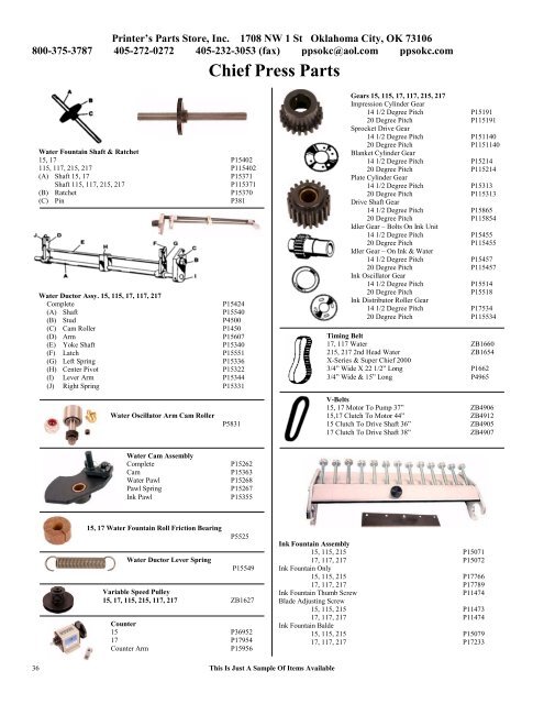 Cutter Parts - Ppsokc.com