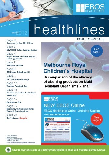 healthlines - EBOS Healthcare