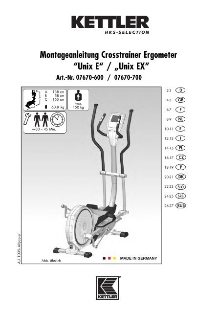 Assembly Manual - Kettler USA