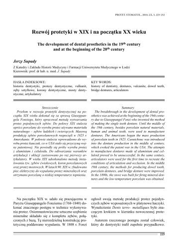 peÅna wersja do pobrania - Protetyka Stomatologiczna