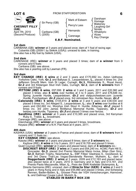 September Yearling Sale Catalogue - Tattersalls