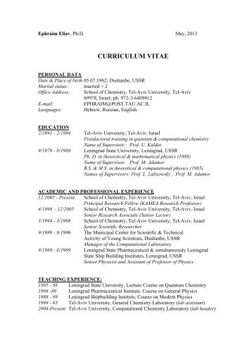 CURRICULUM VITAE