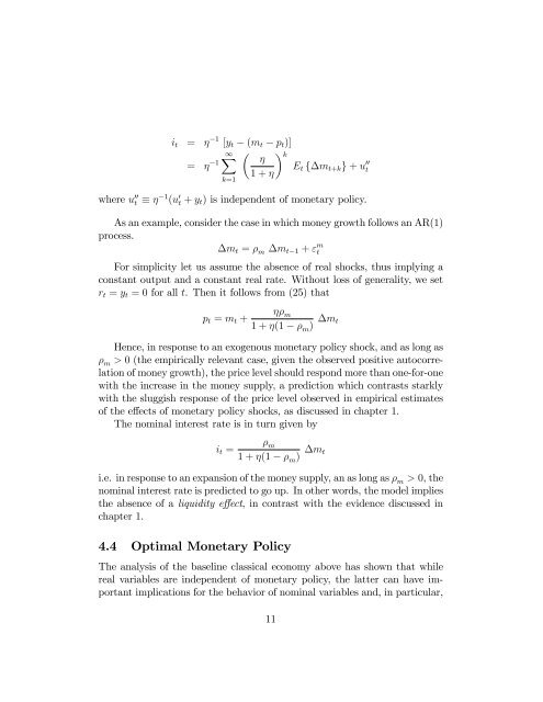 Monetary Policy, Inflation, and the Business Cycle Chapter 2 A ...