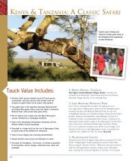 KENYA & TANZANIA: A CLASSIC SAFARI - Tauck