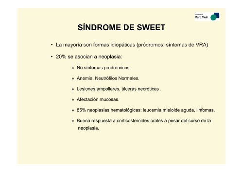 iv curs d'actualització en medicina dermatosis paraneoplásicas