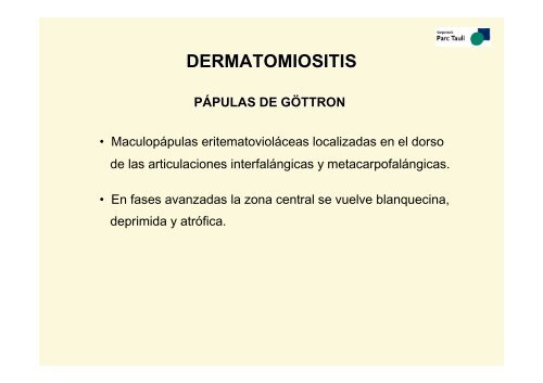 iv curs d'actualització en medicina dermatosis paraneoplásicas