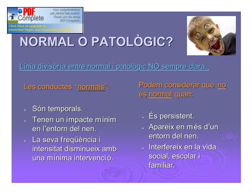 La conducta a la primera infància