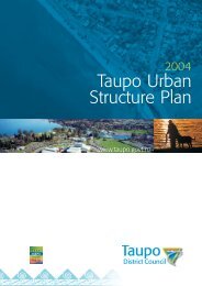 Taupo Urban Structure Plan - Taupo District Council