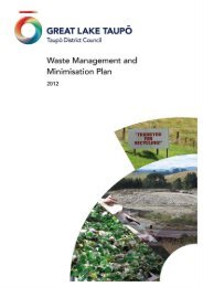 Waste Management and Minimisation Policy 2012 - Taupo District ...