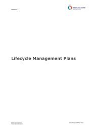 Lifecycle Management Plans - Taupo District Council