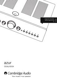 Cambridge Audio Azur 550A