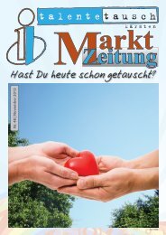 Marktzeitung von November 2013 - Talente Tauschkreis Kärnten