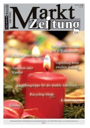 Marktzeitung von November 2008 - Talente Tauschkreis KÃ¤rnten