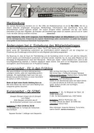 Marktzeitung von Februar 2006 - Talente Tauschkreis KÃ¤rnten