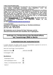 Tauschring Bochum - Das Tauschring Archiv