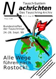 TSN Nr. 8 - 1999 - Das Tauschring Archiv