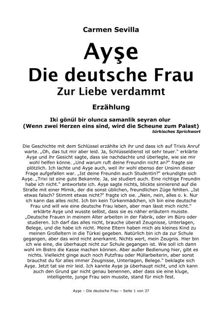 Ayşe – Die deutsche Frau