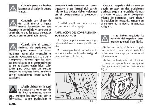 MANUAL DE USO Y MANTENIMIENTO 5./ - Fiat Professional