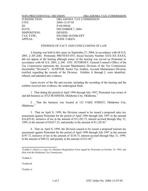 Fake Business Tax Id