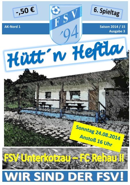 Hütt´n Heftla 2014/2015 Ausgabe 3