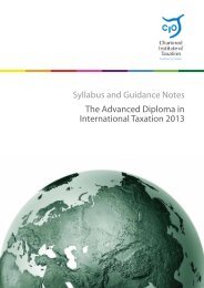 Syllabus and Guidance Notes The Advanced Diploma in ...