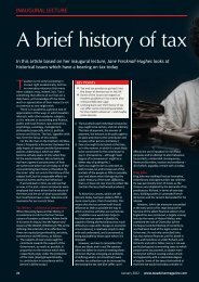 A brief history of tax - The Chartered Institute of Taxation