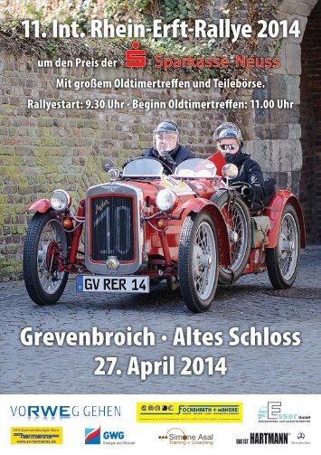 11. Int. Rhein-Erft-Rallye 2014 Grevenbroich · Altes Schloss 27. April 2014