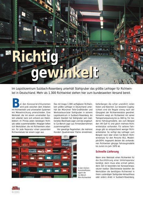 Richtig gewinkelt Richtig gewinkelt - Autohaus