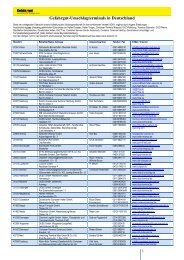 Gefahrgut-Umschlagterminals in Deutschland