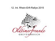 12. Int. Rhein-Erft-Rallye 2015